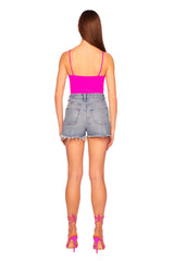 faux wrap string top