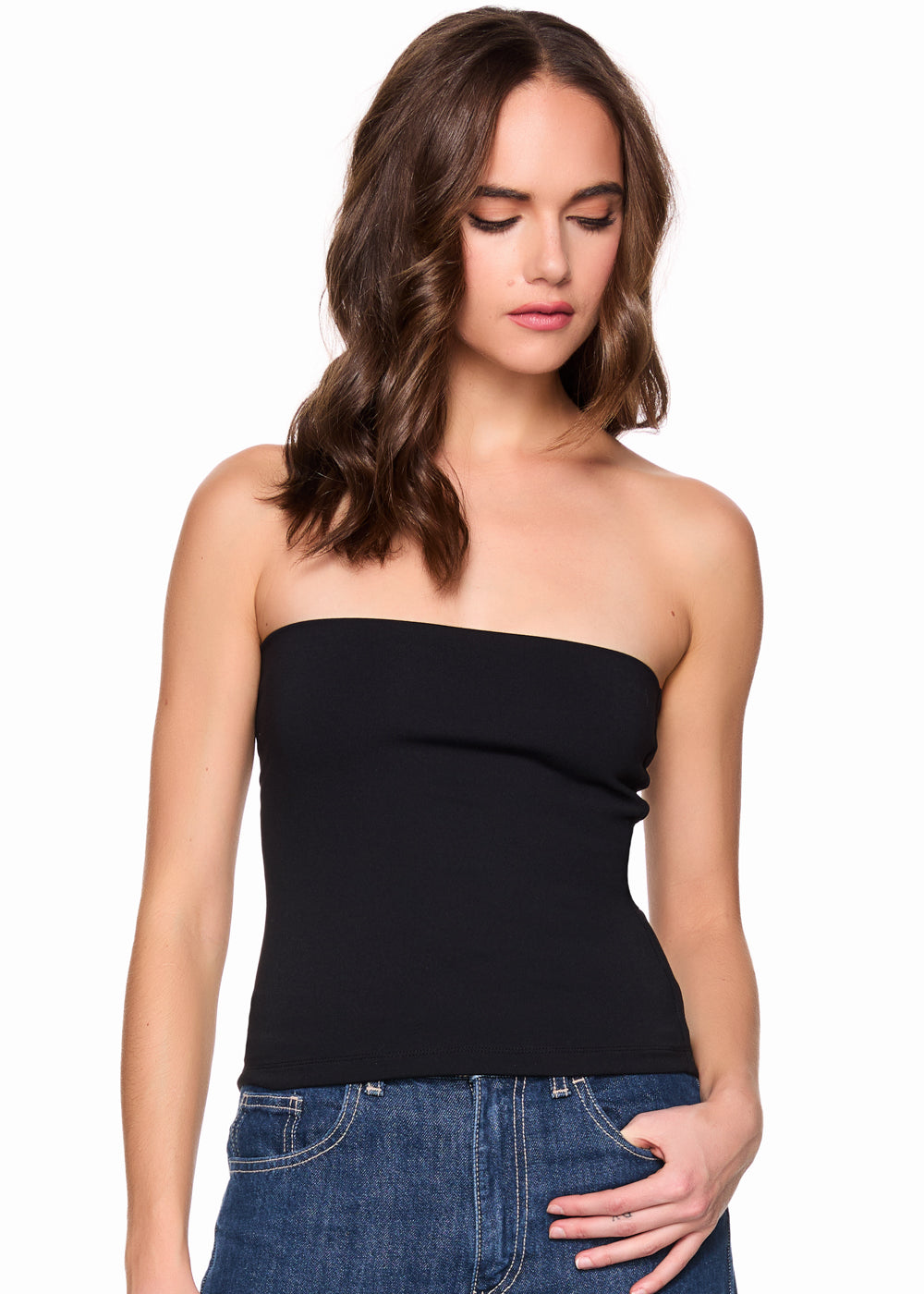 essential shorter tube top