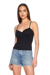 faux wrap string top