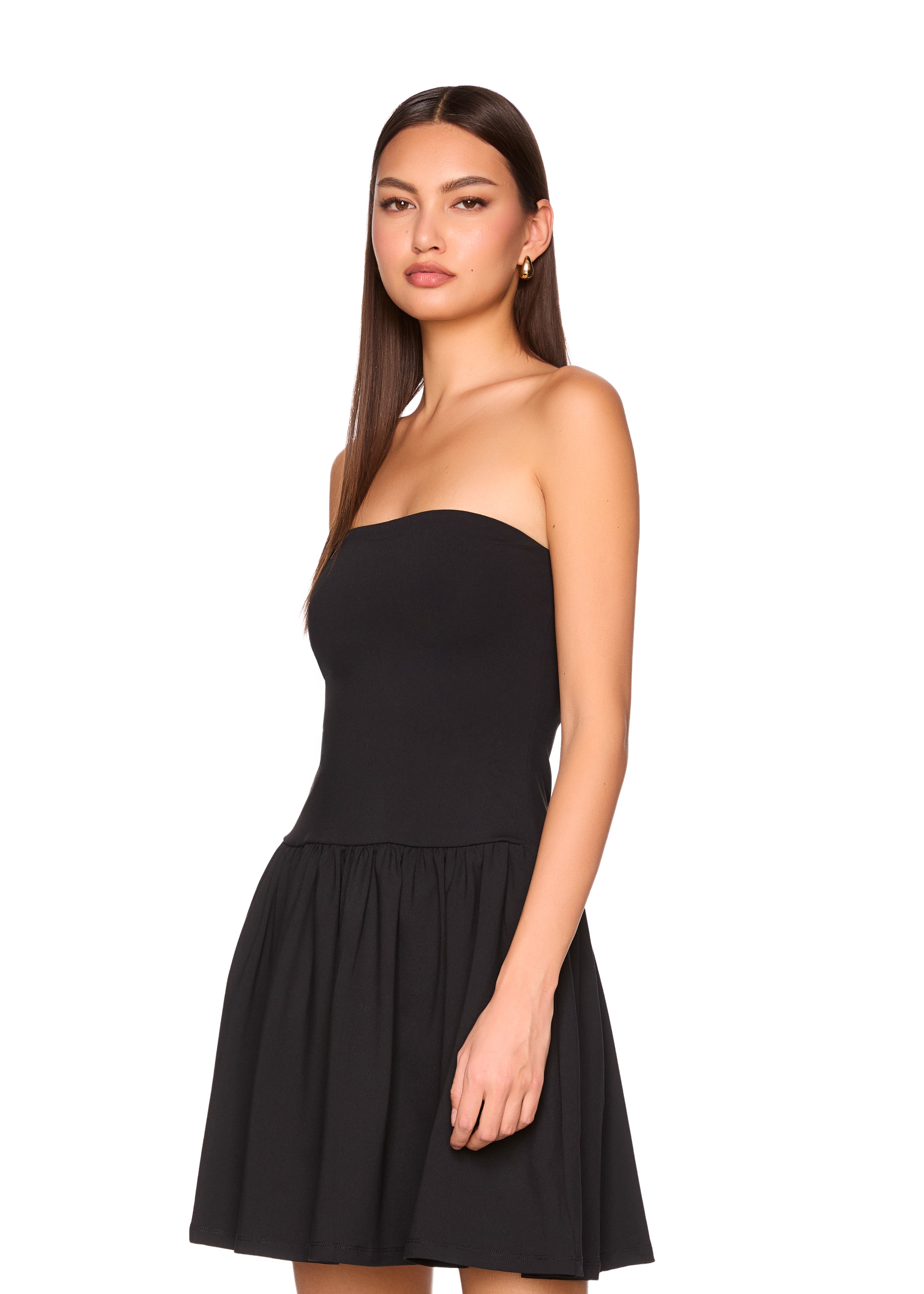 tube drop waist dress