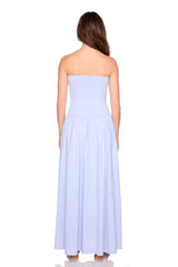 tube drop waist maxi dress