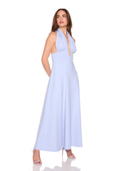 halter square wire dress