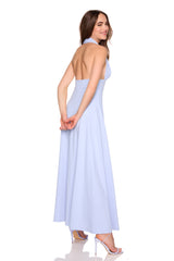 halter square wire dress