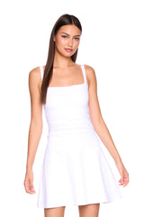 gathered tank dress