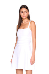 gathered tank dress