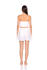 embroidered short