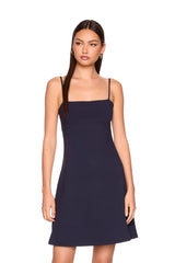 string flare dress