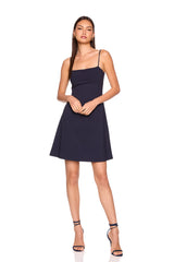 string flare dress