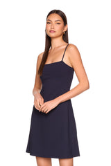 string flare dress
