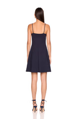 string flare dress