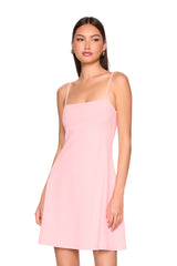 string flare dress