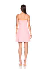 string flare dress