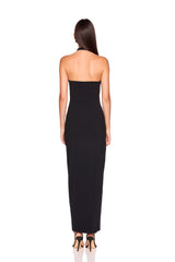 cross front gathered ress
