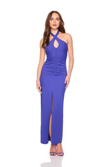 cross front gathered ress