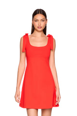 tie strap aline dress
