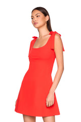 tie strap aline dress