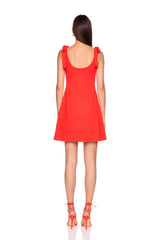 tie strap aline dress