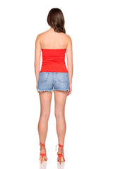 waist gathered tube