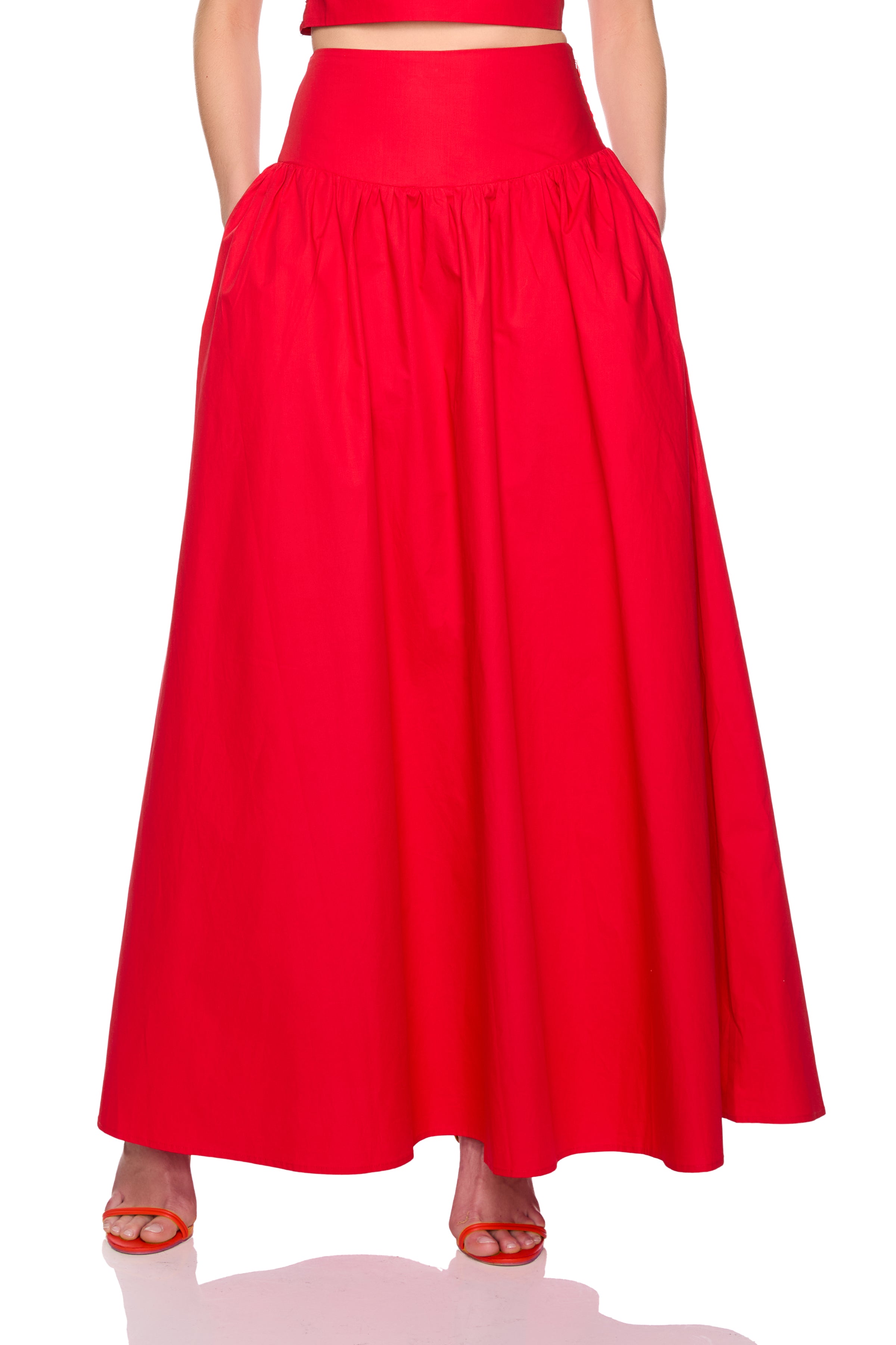 poplin drop waist skirt Susana Monaco poplin drop waist skirt Susana Monaco