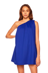 one arm flared dress