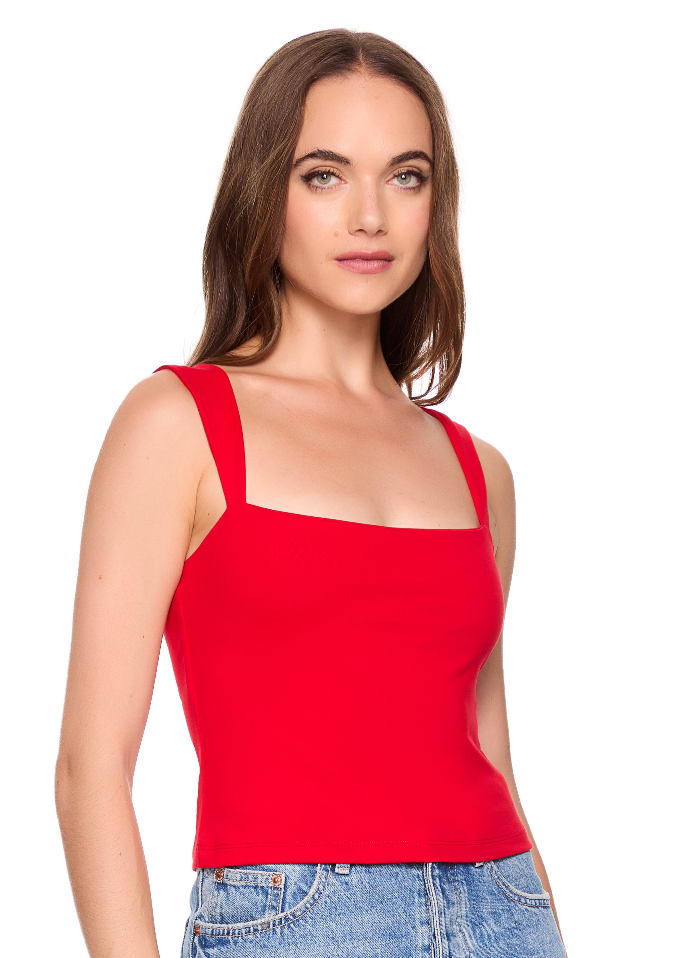 wide angle strap top