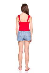 wide angle strap top