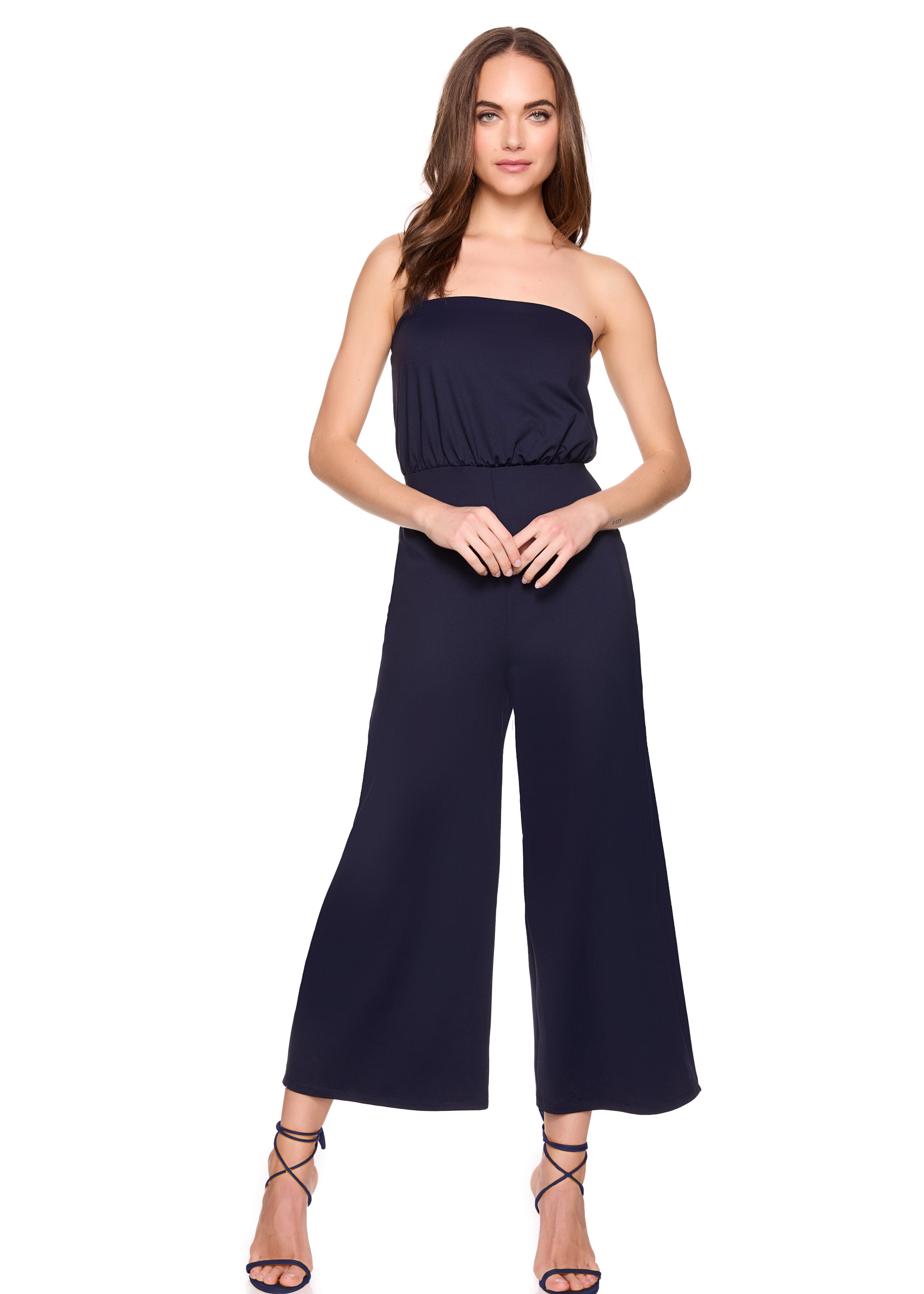 blouson jumpsuit crop jumpsuit