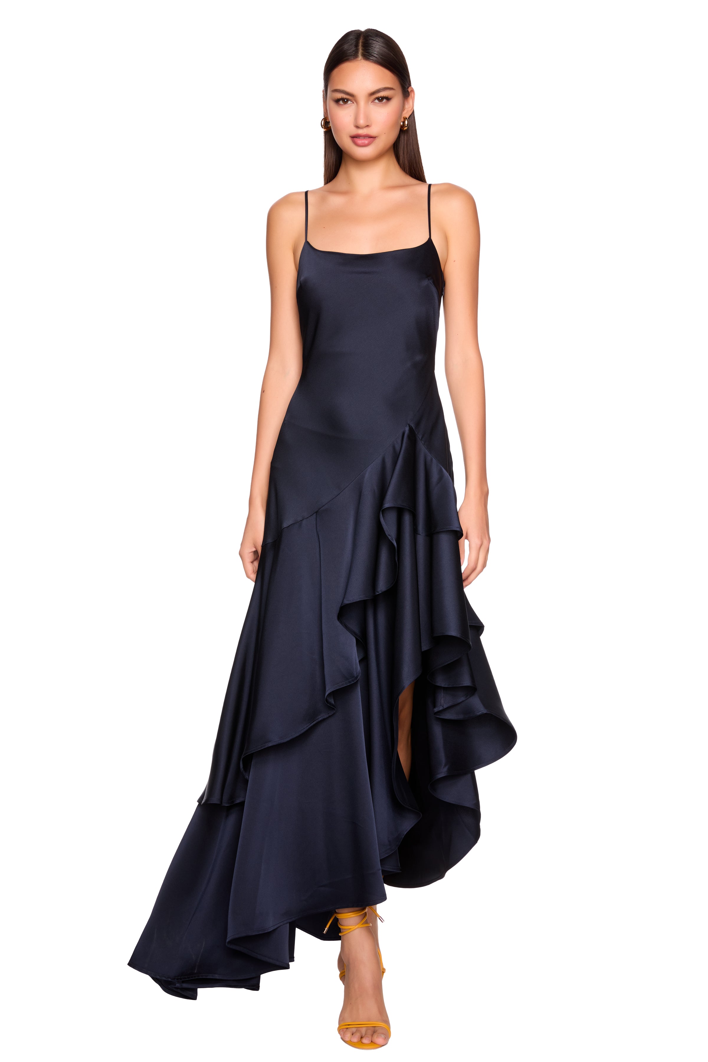 satin ruffle string dress 12 / sunnies