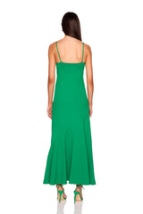 string flare dress