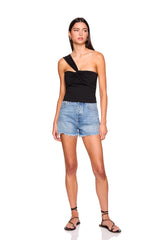 twisted one arm top