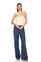 twisted one arm top