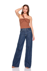 twisted one arm top