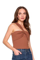 twisted one arm top