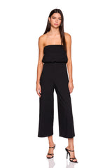blouson jumpsuit crop jumpsuit