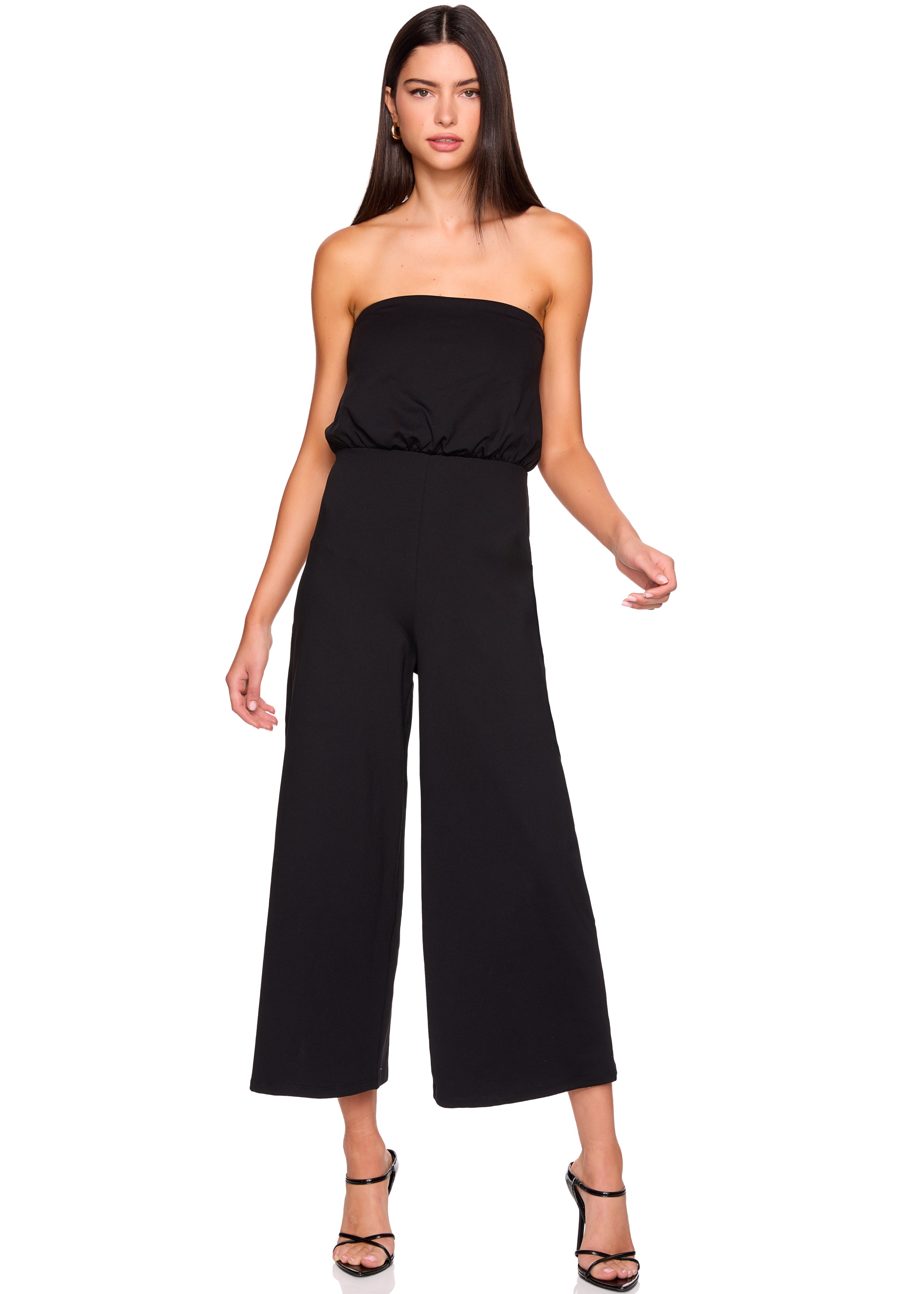 blouson jumpsuit crop jumpsuit