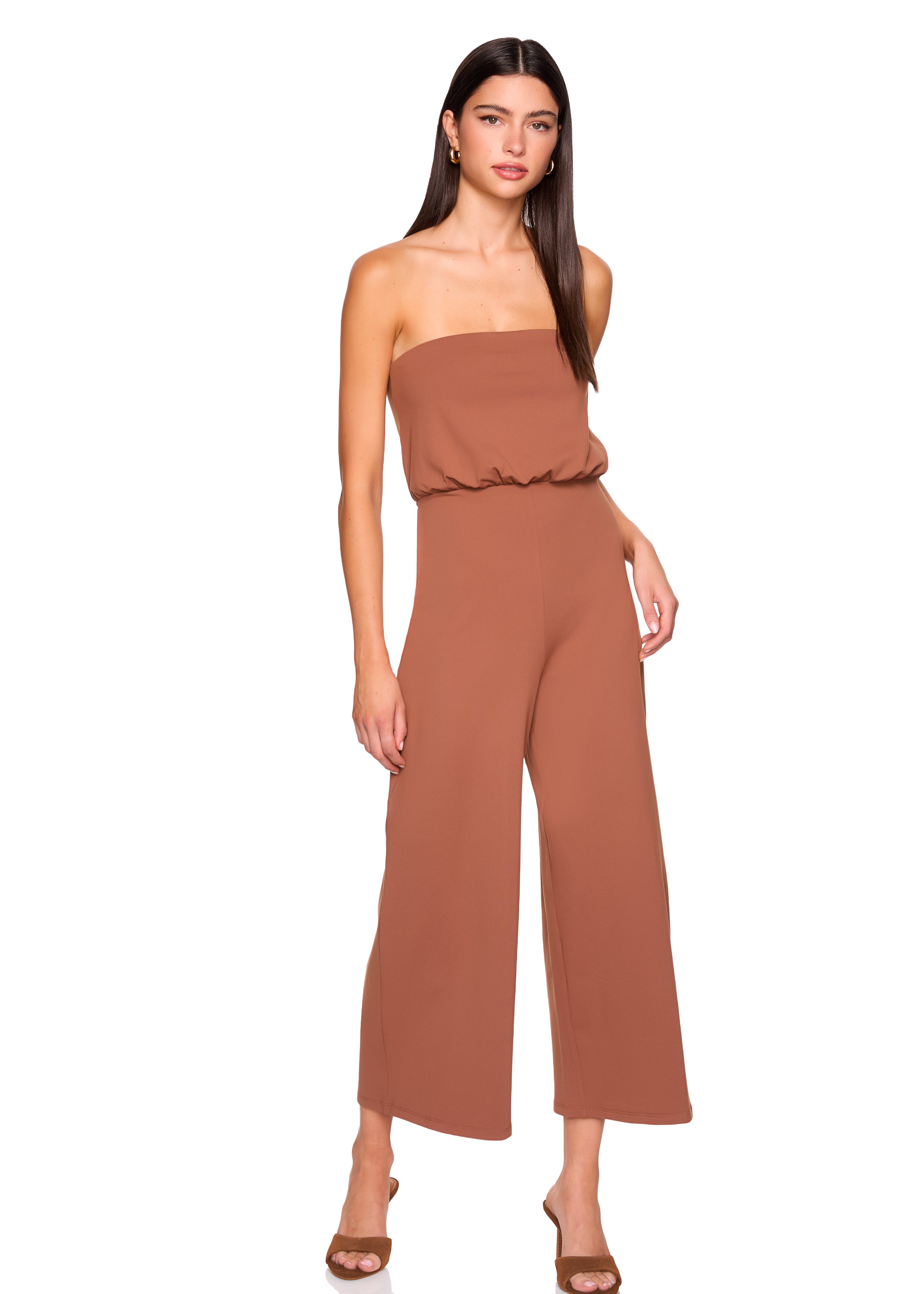 blouson jumpsuit crop jumpsuit