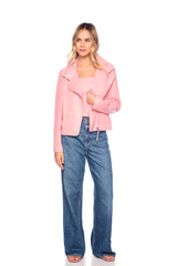 faux leather moto jacket hamptons