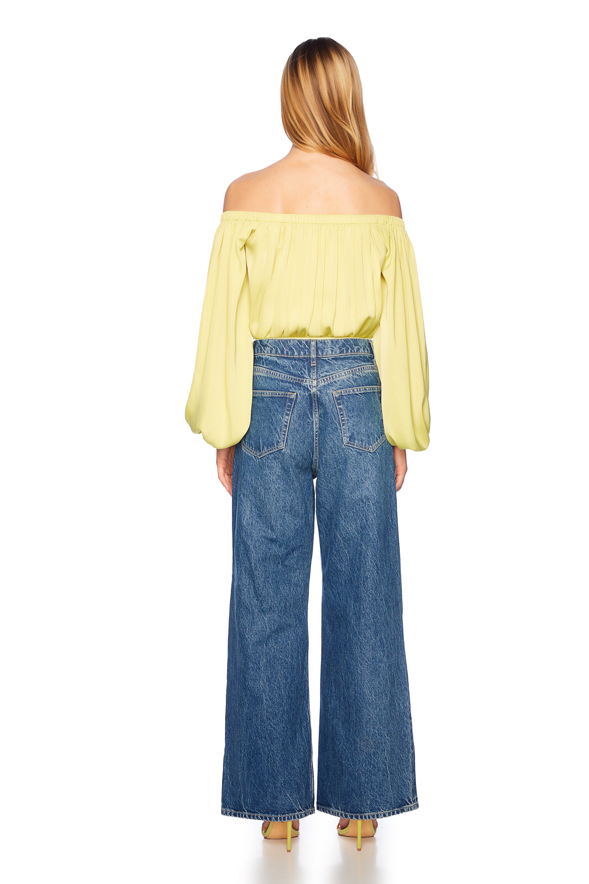 FETICO STRETCH JERSEY OFF-SHOULDER TOP - VONDOT｜レディースセレクトショップ
