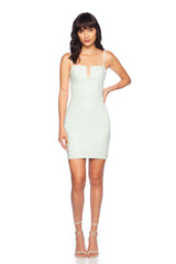 pebble weave wire dress