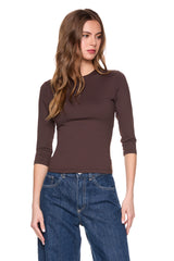 crew elbow sleeve top