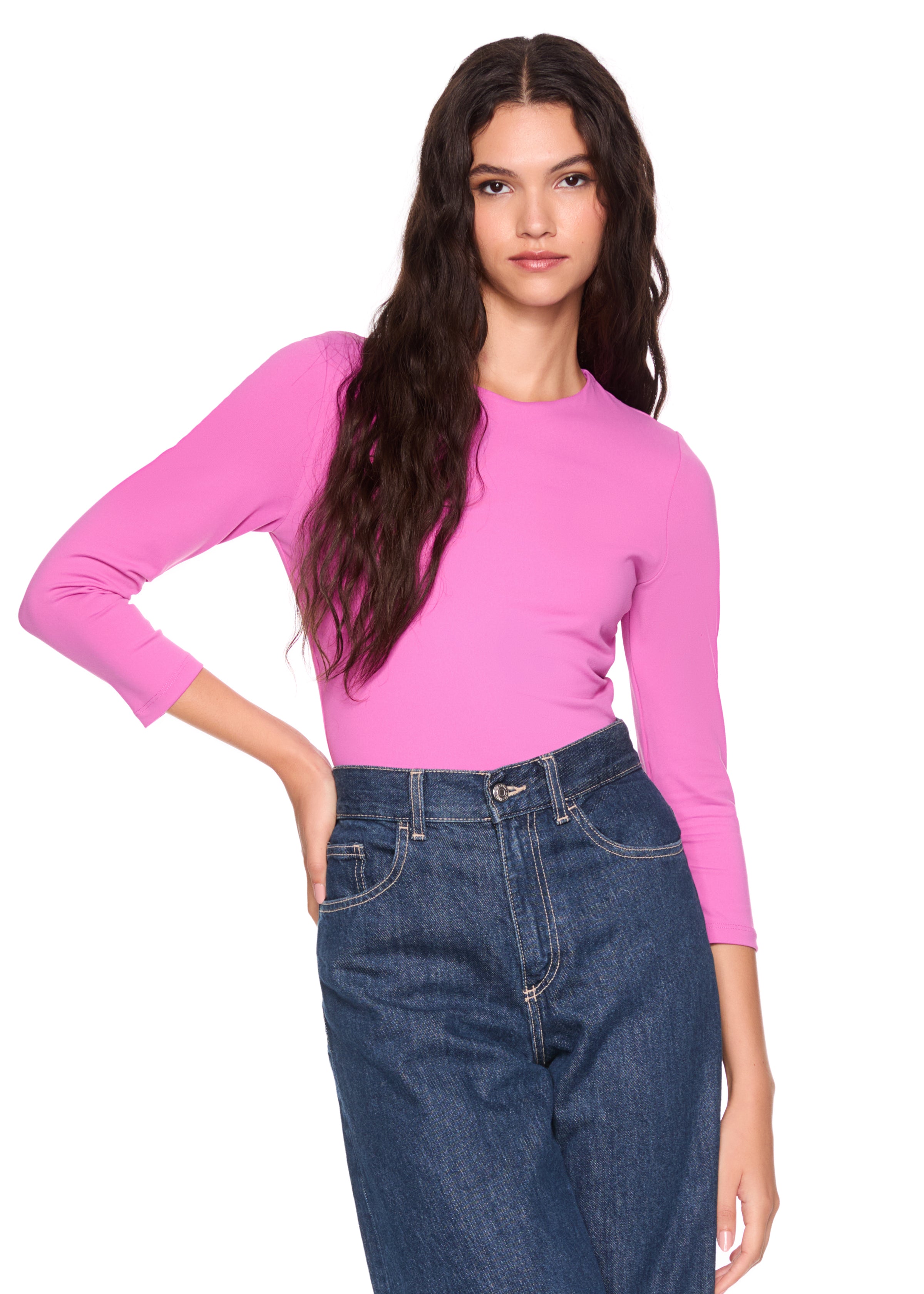 crew elbow sleeve top