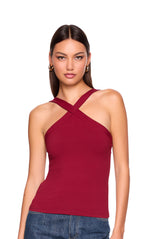 v center strap top