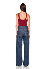 v center strap top