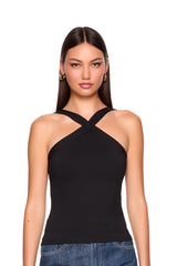 v center strap top
