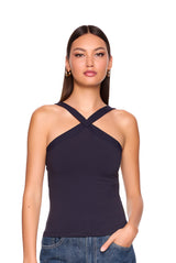 v center strap top