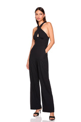 cross front jumpsuit