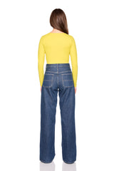 very v long sleeve crop top