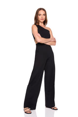 one arm cut out jumpsuit