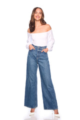 off shoulder poet sleeve 5"