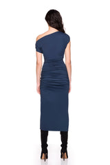 one arm off shoulder dress